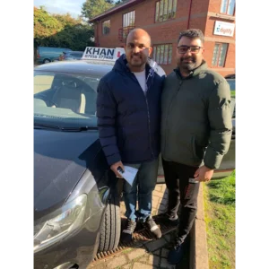 Confident new driver after passing driving test in Slough area